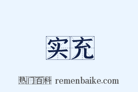 实充是什么意思的图片